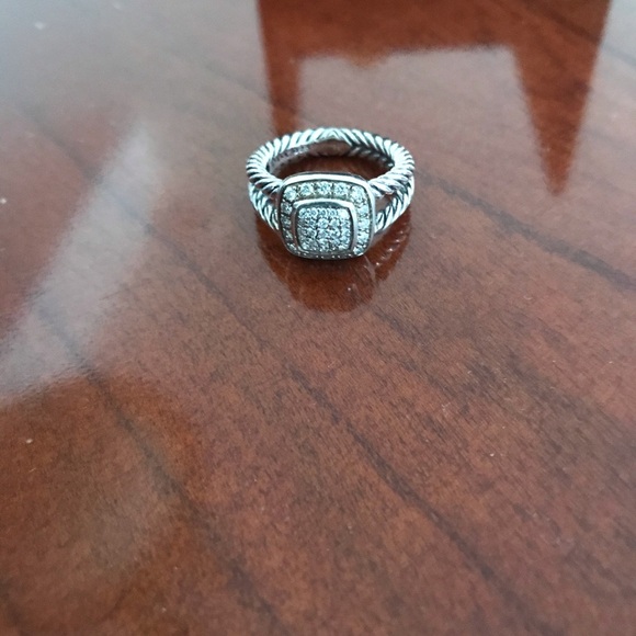 DAVID YURMAN PETITE ALBION DIAMOND RING - Picture 10 of 10